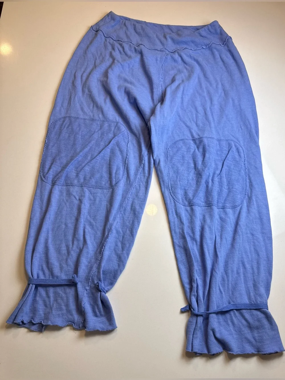 FREE PEOPLE Intimately - Organic Cotton Blue Lounge‎ Pants Size SP